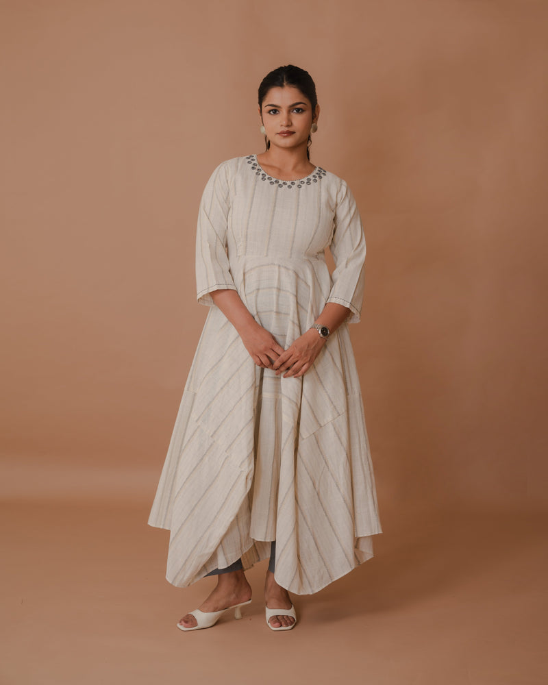 Offwhite  Cotton Kurta Set