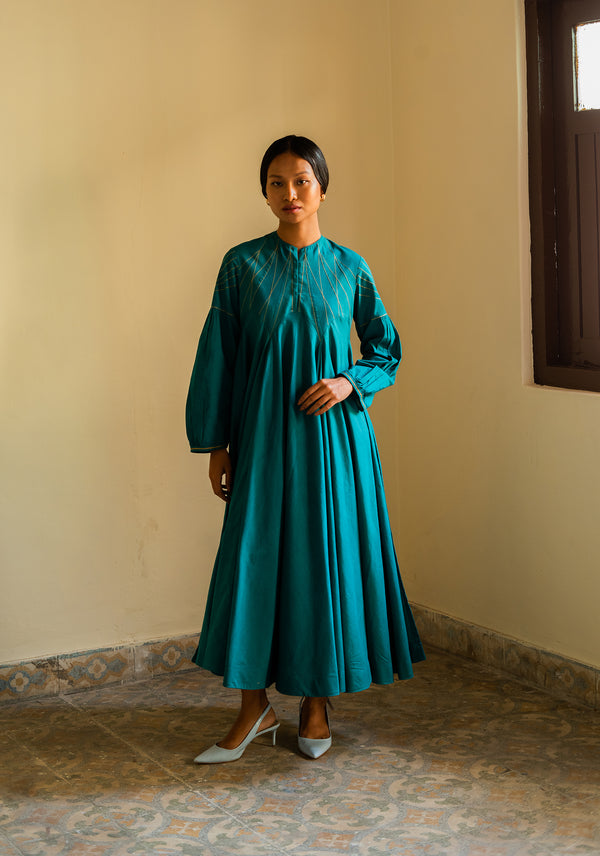 Peacock Ghera Dress