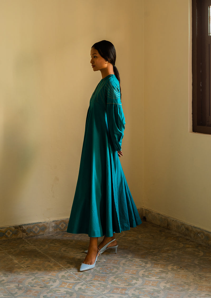 Peacock Ghera Dress