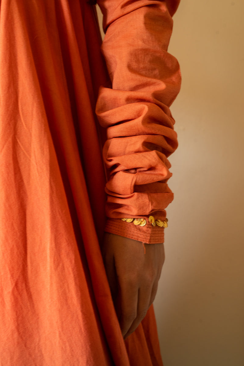 Rust Ombre Ghera Dress